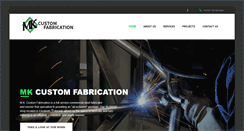 Desktop Screenshot of mkcustomfabrication.com